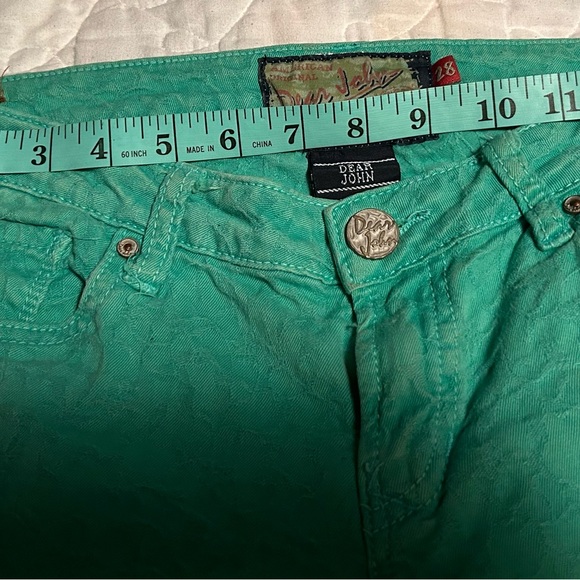 Dear John Green Textured Ankle Jeans- Size 28 - Picture 4 of 10